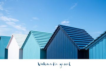 Strandhuisjes... van Maja Mars