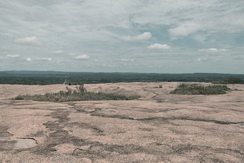 Die flache Sandebene
