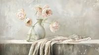 Japandi stilleven in pastelkleuren van Japandi Art Studio thumbnail