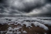 Storm on the beach by Annemiek van Eeden thumbnail