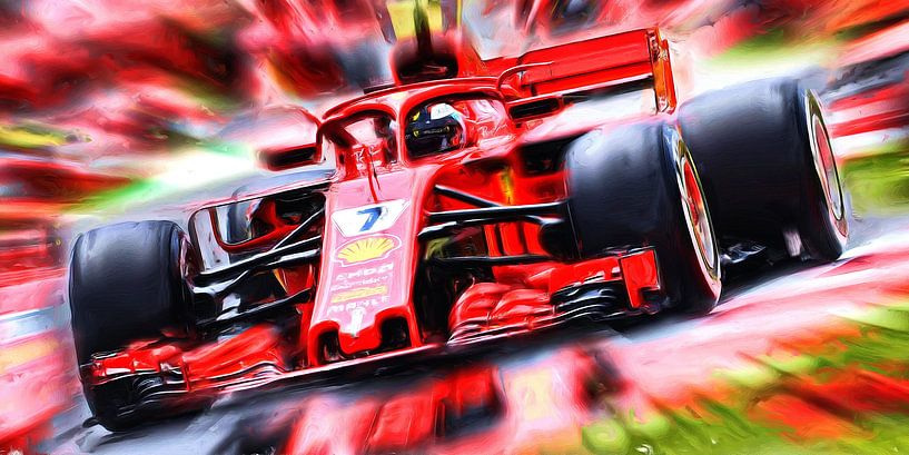 Kimi Räikkönen Season 2018 van DeVerviersBelgium