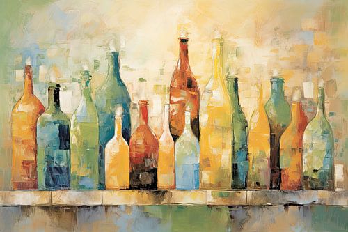 Flaschen abstrakt
