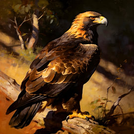 Raubvögel – Keilschwanzadler von Johannas Art Creations