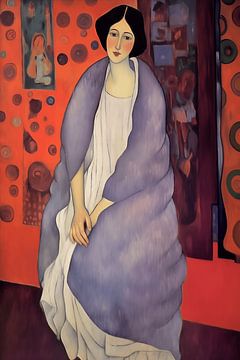 Klimt rencontre Modigliani sur Ton Kuijpers