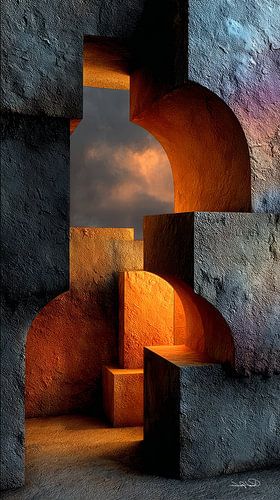 abstracte vormen en texturen