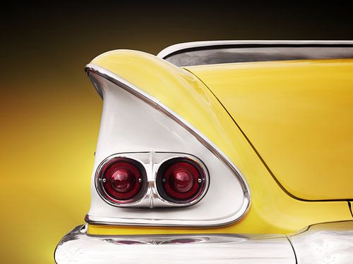 Amerikanischer Oldtimer Bel Air 1958 Heck von Beate Gube