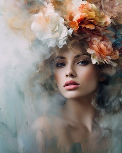 Fille de fleur