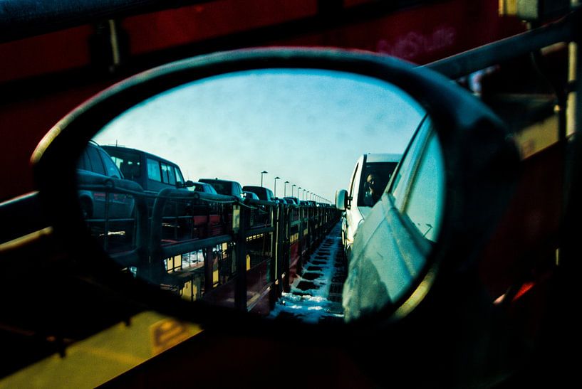 On the car train to Sylt by Norbert Sülzner