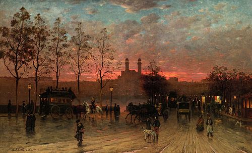 Antonin Chittussi,Trocadero in Parijs