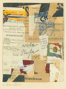 Kurt Schwitters - Ohne Titel (Rote Rose) (1933-34)