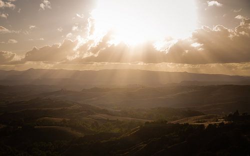 Sunset in Tuscany