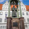 Lutherstadt Wittenberg - Lutherdenkmal vor dem Rathaus von t.ART
