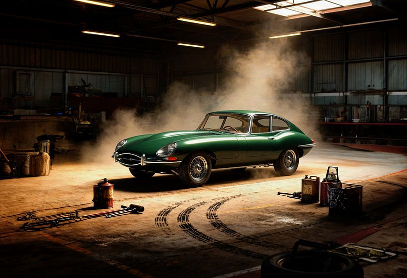 1960 Jaguar Type E Racing: A Classic in Motion by Jan Keteleer