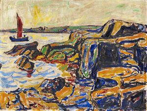 Felsen am Meere, ARTHUR SEGAL, 1912