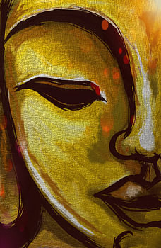 Buddha Metalic Goud