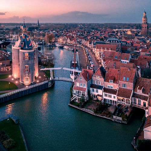 Het haventje van Enkhuizen