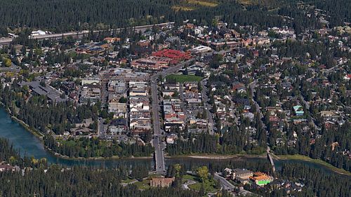 Banff from above