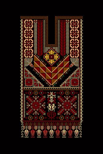 Tatreez ornament template 47