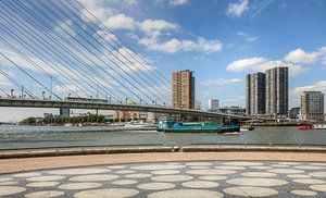 Erasmusbrug in Rotterdam von John Kreukniet