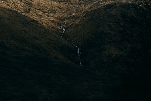 Waterfall Scottish Mountains