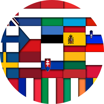 Vlaggen van de Unie 2: relief van Frans Blok