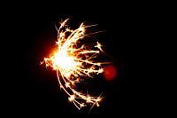 Sparking fireworks effectively ring in the new year on New Year's Eve