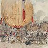 Frederic Houbron - Lancement d'une montgolfière (1895 - 1905) sur Peter Balan