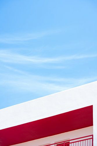 Abstract Amerikaans rood motel