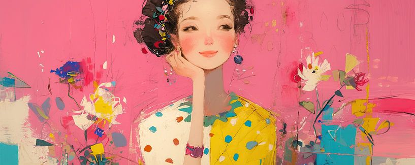 Serene Colour Burst by Eye catching paintings