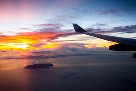 Approach to Tokyo Narita Airport with Mount Fuji in the background by Jeffrey Schaefer