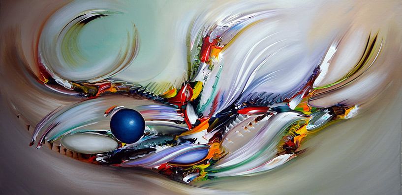 First Contact by Gena Theheartofart