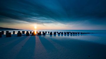 zonsondergang Domburg 1 van Pieter Helsen