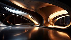 Moderne architectuur met vormen