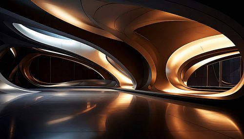 Moderne architectuur met vormen van Mustafa Kurnaz