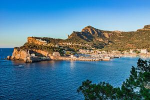 Port de Soller op het eiland Majorca, Spanje Middellandse Zee
