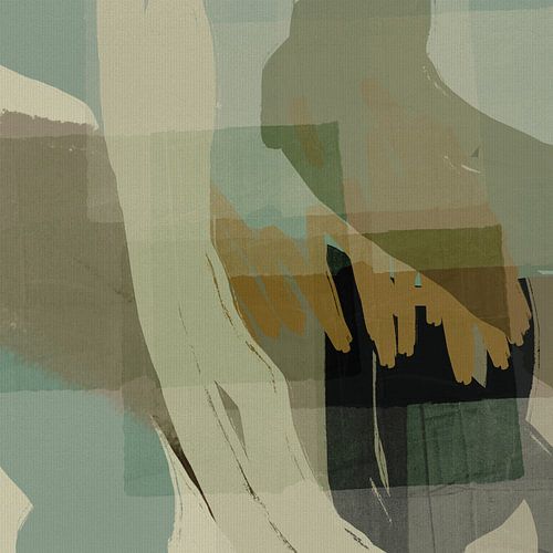 Wabi-sabi in beige en olijfgroen