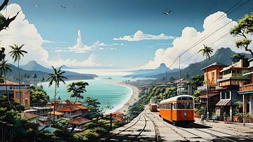 Atmospheric scene in a Caribbean setting by PixelPrestige