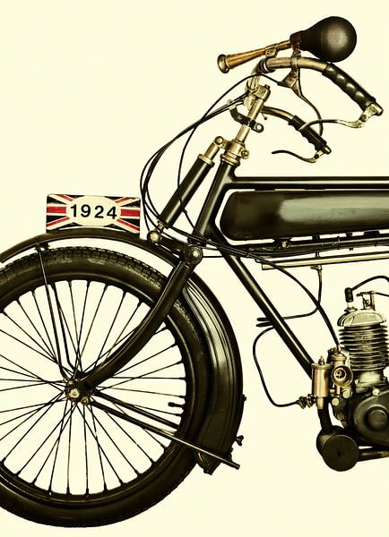 La moto anglaise de 1924 par Martin Bergsma