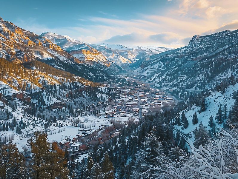 Eingehüllt in Winterschnee von fernlichtsicht