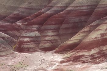 Painted Hills dans le John Day Fossil Beds National Monument à Mitchell City, comté de Wheeler, nord
