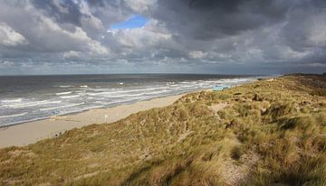 Stormachtige West-Vlaamse kust, België van Imladris Images