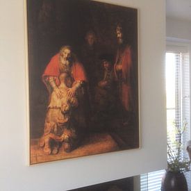 Customer photo: The Return of the Prodigal Son, Rembrandt van Rijn, on canvas