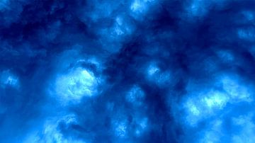 Onweer in blauw van Eric Nagel