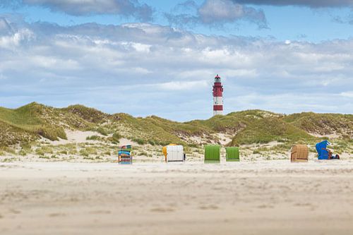 Beach chairs on Amrum