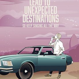 Some roads lead to unexpected destinations van Studio Picot Art