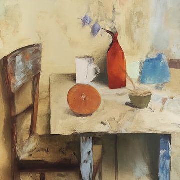 Still life " The orange" in pastel colours by Studio Allee