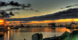 Skyline Naval Station by Klaas Heiligenberg