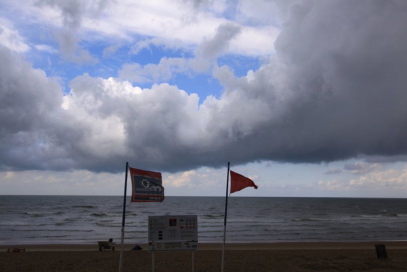 een stormachige zomerdag van Johan Töpke