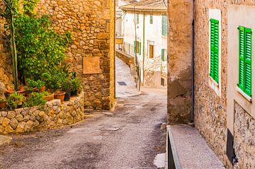 Mediterraan dorp Banyalbufar op Mallorca van Alex Winter