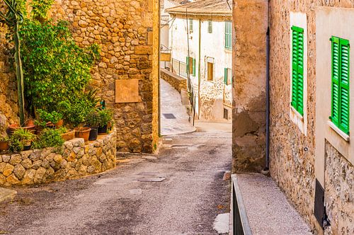 Mediterraan dorp Banyalbufar op Mallorca